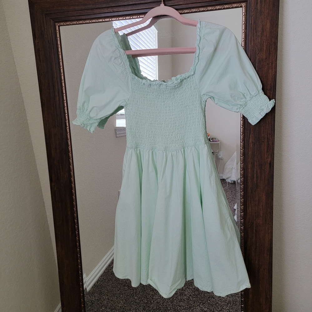 Mint Mini Dress